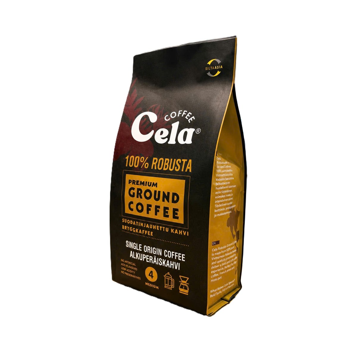 Robusta Ground Coffee- 500gram — Premium Vietnamese Coffee ground beans from Vietnam | Cela Coffee