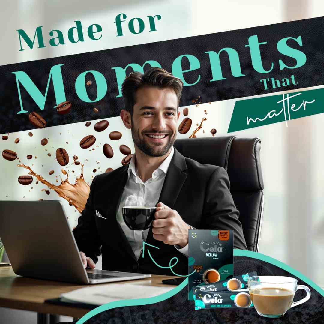 3in1 instant coffee - Mellow flavor - Medium roasted