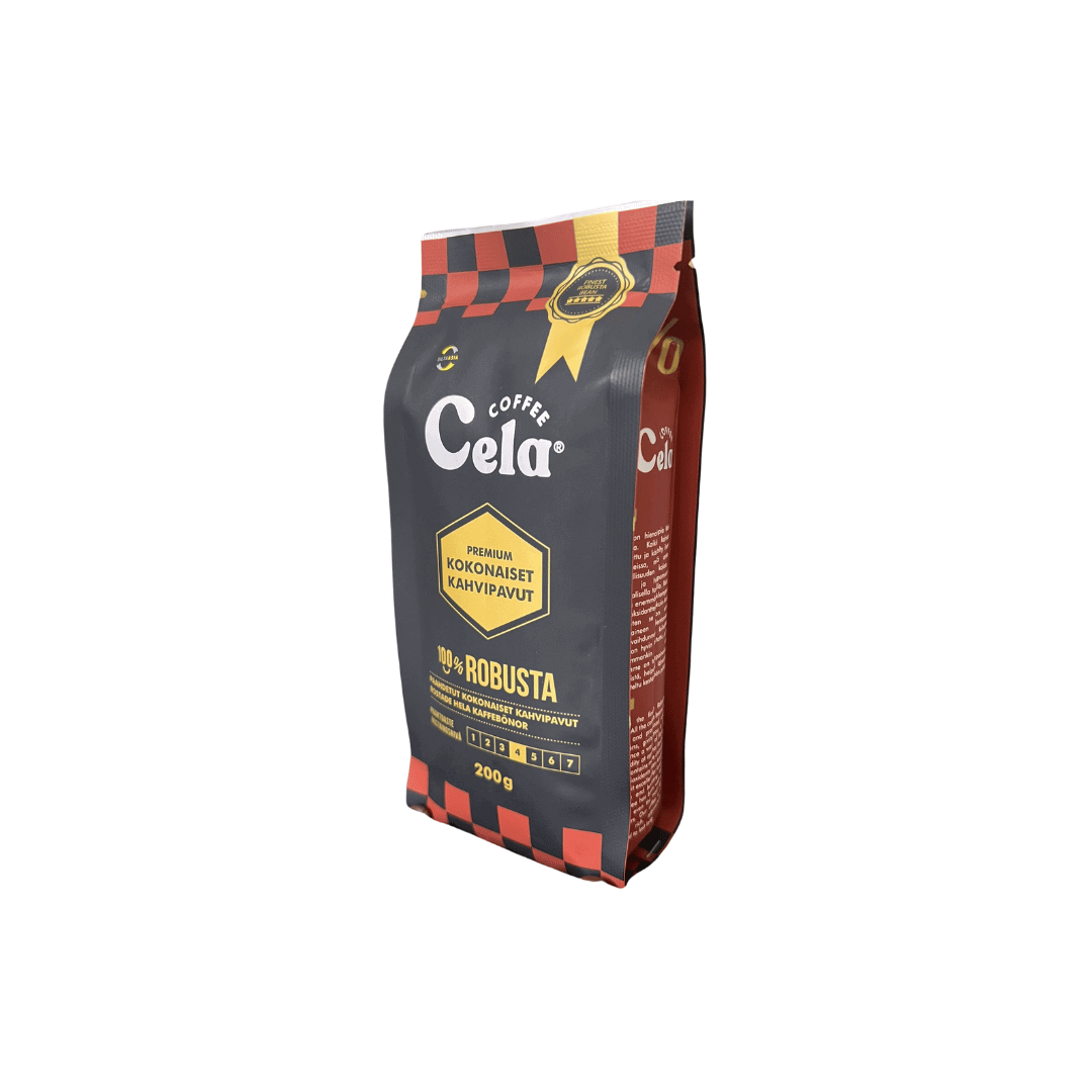 Robusta whole coffee beans - 200g