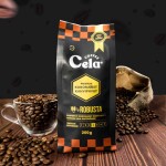 Robusta whole coffee beans - 200g