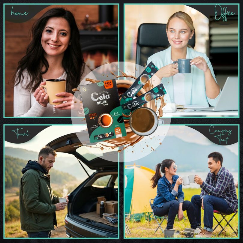 3in1 instant coffee - Mellow flavor - Medium roasted