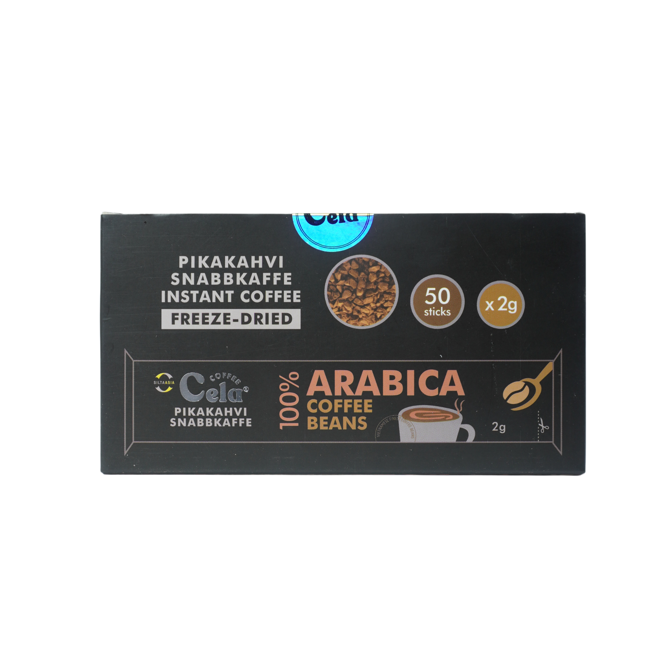 Freeze dried instant coffee – 2g sachet - 50 sachets/box